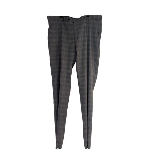 Tommy Hilfiger Lowen Dress Pants Men's Size 40 Grey Slacks Flat Front Slacks - Picture 1 of 11